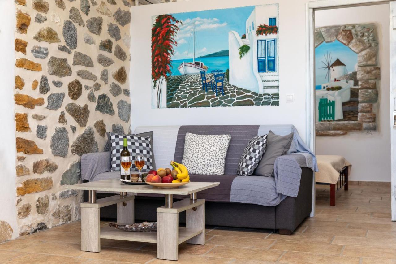 Вилла The Stone House Naxos Glinado Naxos Экстерьер фото